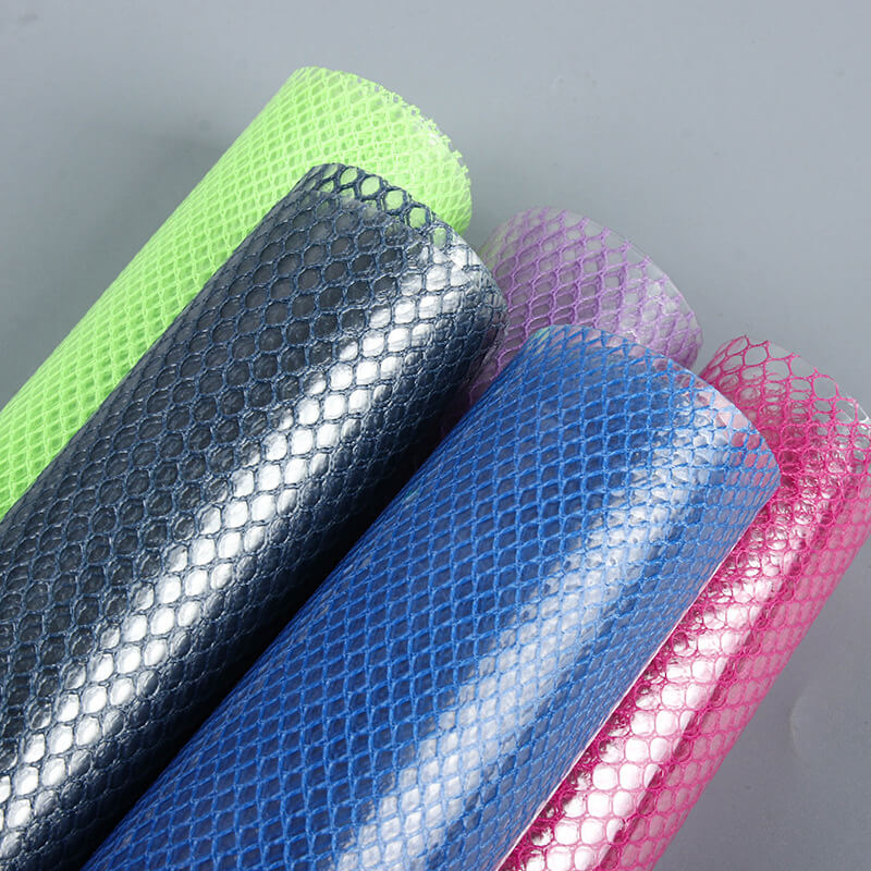 Diamond Sheer EVA PU Leather Fabric Wholesale Supplier 3